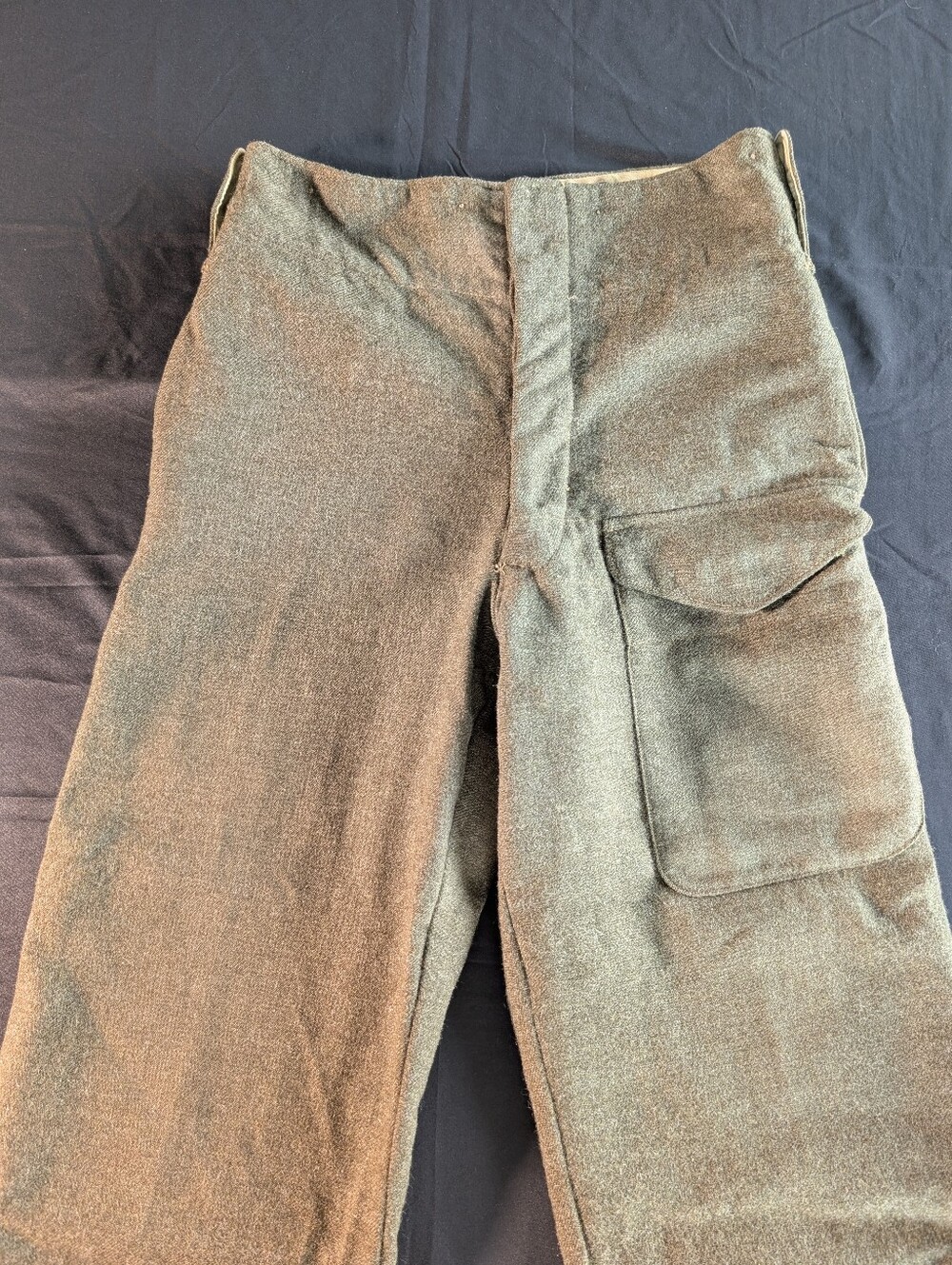 Vintage Army Battledress Trousers Fatigues Circa 1953 Men's Size No. 4 (31-32w)